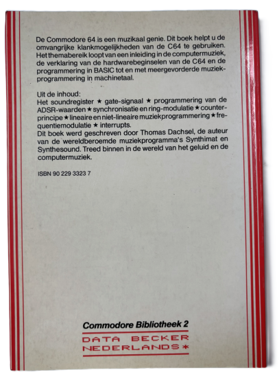 Data becker   Het muziekboek voor de Commodore 64   back